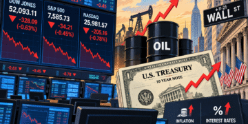 Wall Street cae por segundo día mientras petróleo y bonos elevan la presión sobre los mercados