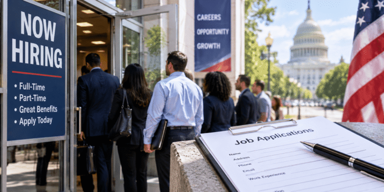 Empleo en EE.UU. recupera impulso mientras el desempleo se mantiene en 4.1%