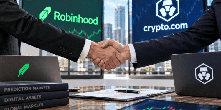 Robinhood amplía su apuesta por mercados de predicción con acuerdo con Crypto.com